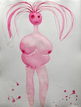 Fine Art Drawings, Venus Garance n°5, Brigitte Derbigny
