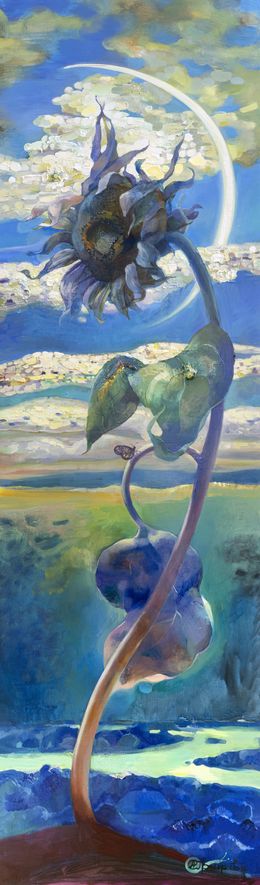Peinture, When the Sun and Moon Whisper, Anastasiia Grygorieva