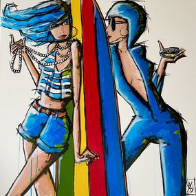 Peinture, J’ai des perles, moi j’ai l’huître, Lydi