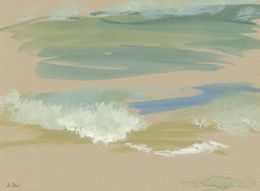 Painting, Arcachon n°19 (mer, océan), Sabine Eichler