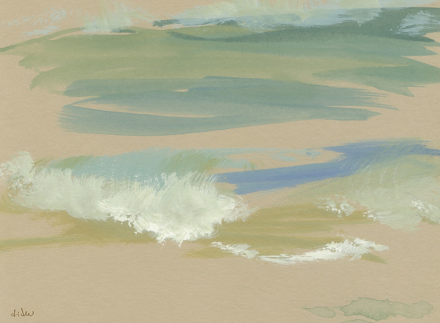 Sabine Eichler, Arcachon n°19 (vagues, mer, océan) Sabine Eichler, Arcachon n°19 (vagues, mer, océan)