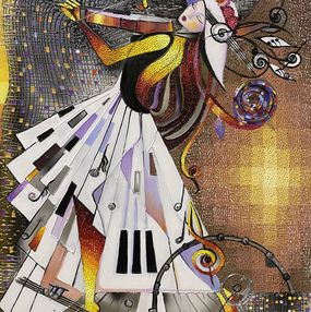 Gemälde, Violinist of the Keys, Ruzanna Melqumyan