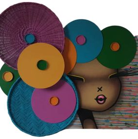Painting, Funky Recycle, Stoul