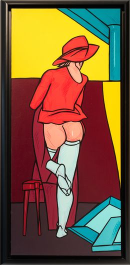 Gemälde, Studio per La Visita, Valerio Adami