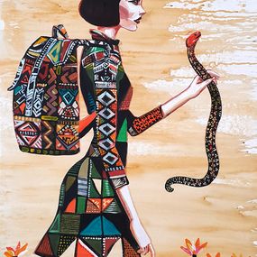 Painting, Desert Dialogue, Trayko Popov