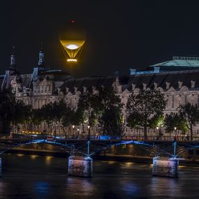 Photographie, Une nuit avec la vasque olympique, Théo Castillon