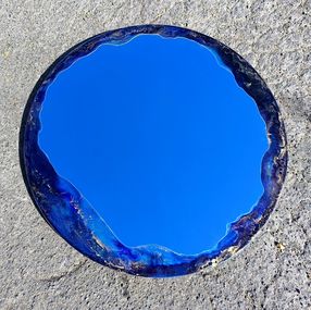 Gemälde, Rhapsodie In Blue Lagoon, Adélaïde Leferme