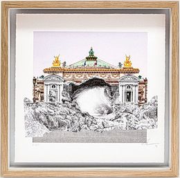 Print, Retour à la caverne, acte I, collage, Paris, 2023, JR
