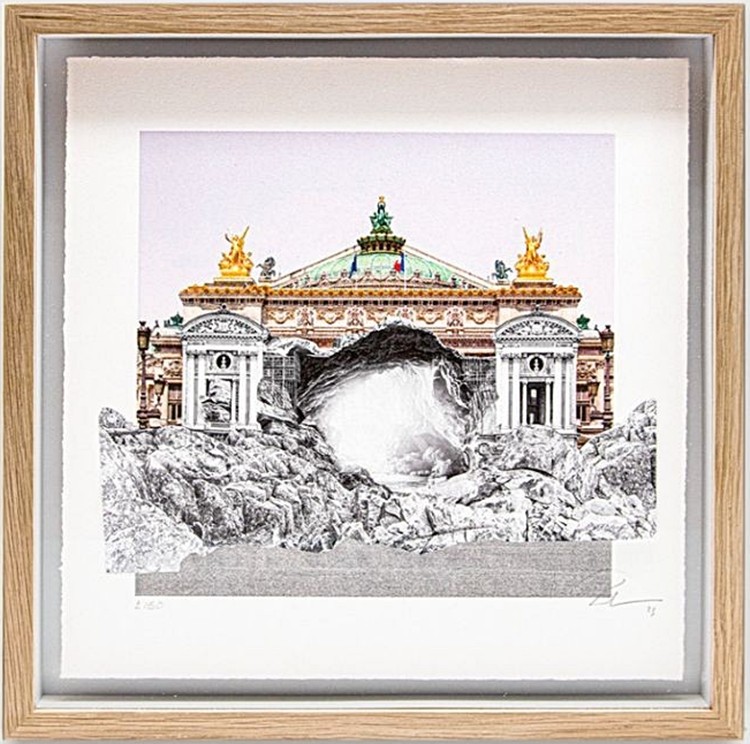 JR, Retour à la caverne, acte I, collage, Paris, 2023 JR, Retour à la caverne, acte I, collage, Paris, 2023