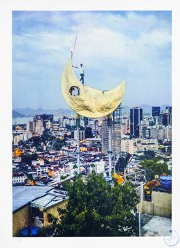 Print, Casa Amarela, JR on the moon, JR