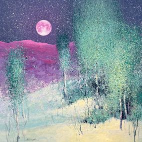 Painting, Moon Symphony, Andrii Kovalyk
