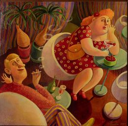 Peinture, The Flirt, Anna Varella