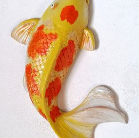 Skulpturen, Yellow koi carp, Vanessa Bonino