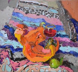 Painting, A Glass of Wine, Alexander Shandor