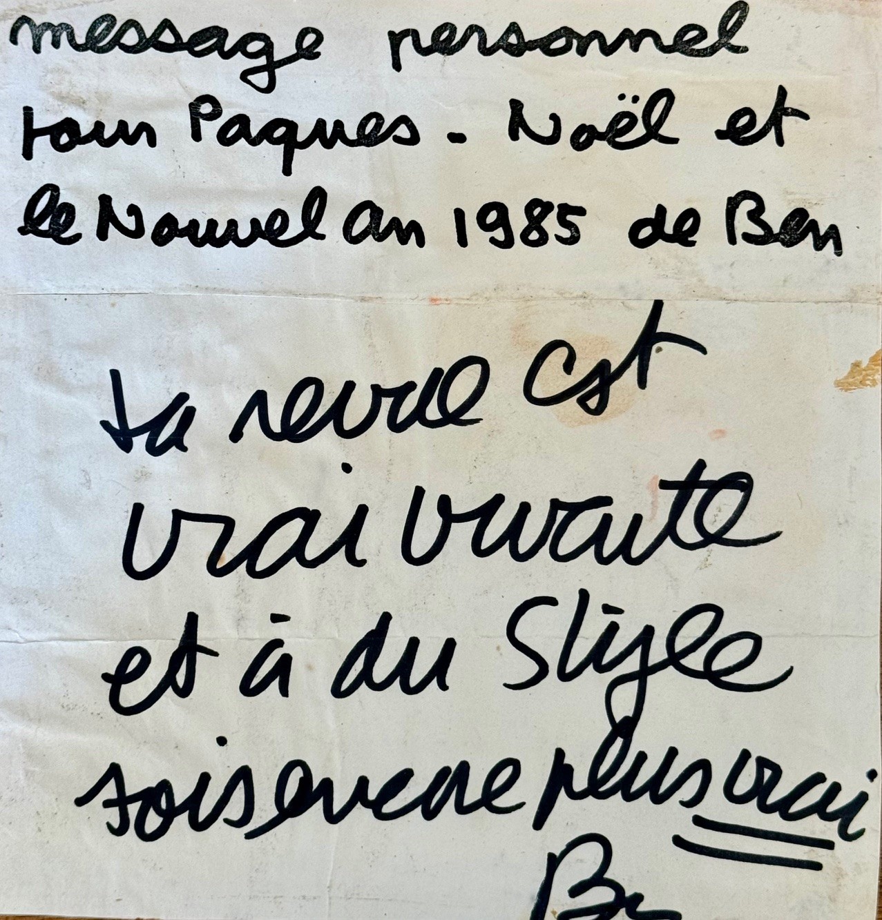 Ben, Sans titre Ben, Sans titre