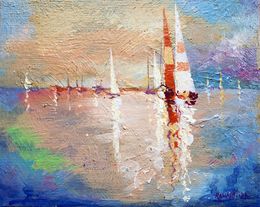 Peinture, Walk on the Sea, Rakhmet Redzhepov (Ramzi)