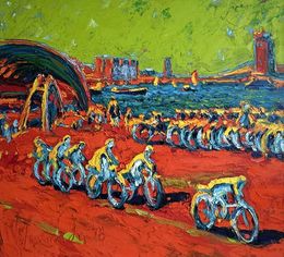 Peinture, Vibrant Amsterdam, Andrii Chebotaru