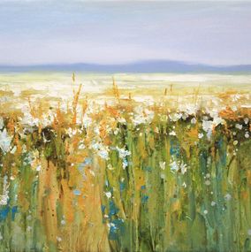 Gemälde, Field of flowers, Serhii Cherniakovskyi