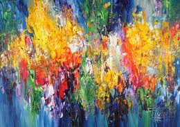 Peinture, Blue Symphony S 3, Peter Nottrott