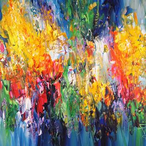 Painting, Blue Symphony S 3, Peter Nottrott