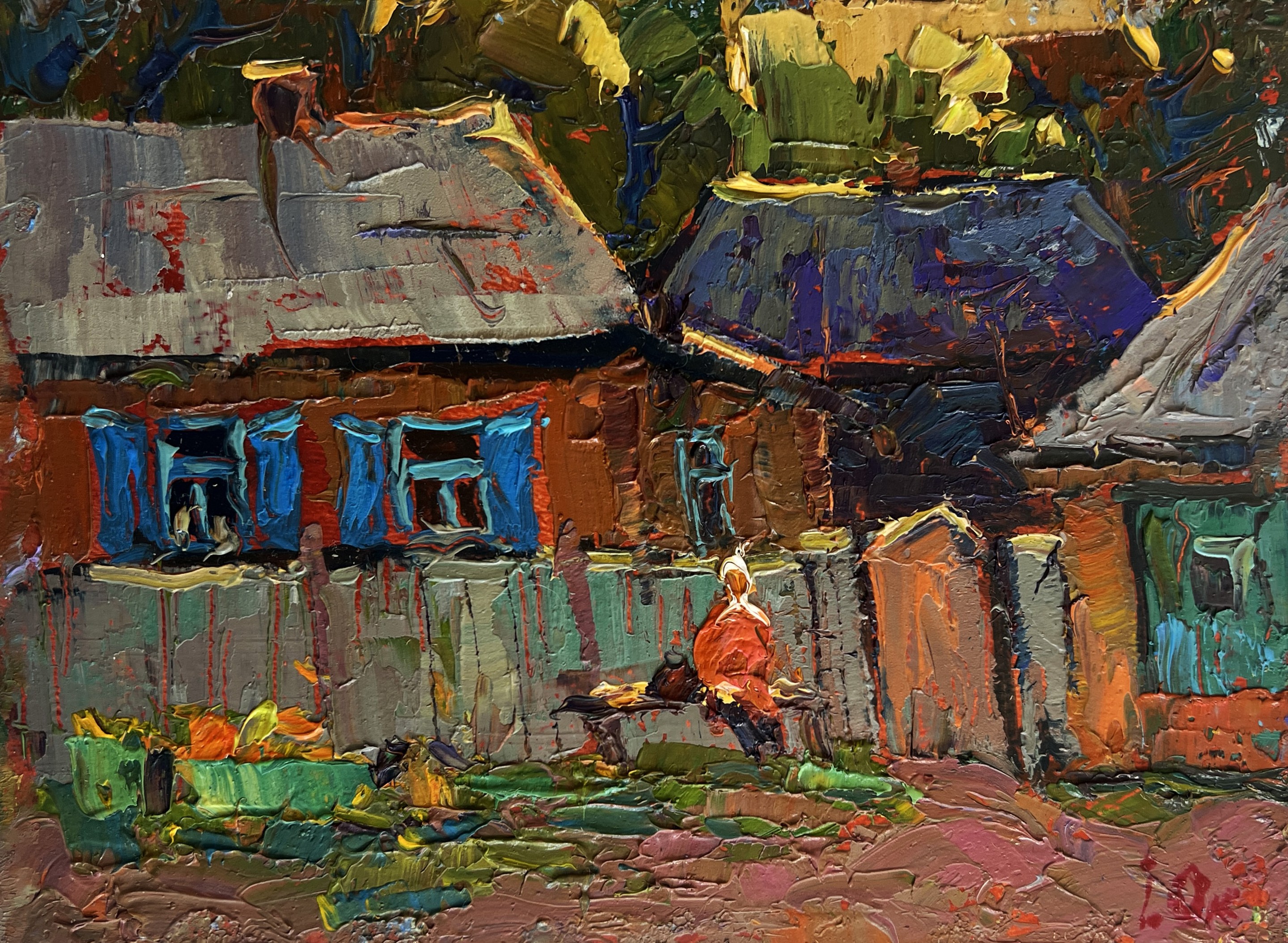 Oksana Ivanyuk, Evening silence in the village Oksana Ivanyuk, Evening silence in the village