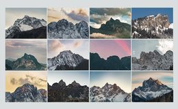 Fotografien, Mountain faces Installation 12, Bernhard Lang