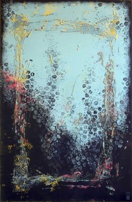 Gemälde, Boiling Midnight Blue, Ronald Hunter