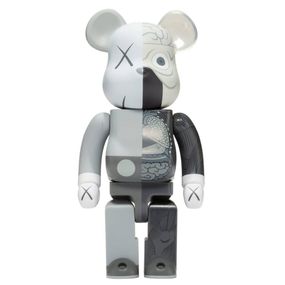 Design, Bearbrick Kaws Dissected 400% Grey, Bearbrick