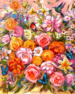 Peinture, A Floral Song Of Love, Yasna Godovanik