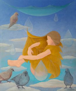 Peinture, The Dream. Flying with the Rain., Ema Szabo