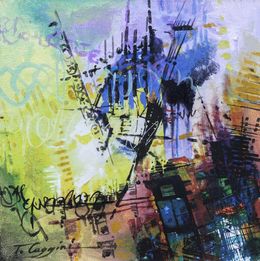 Gemälde, New York Streets N°29 - Art urbain coloré, Tania Caggini