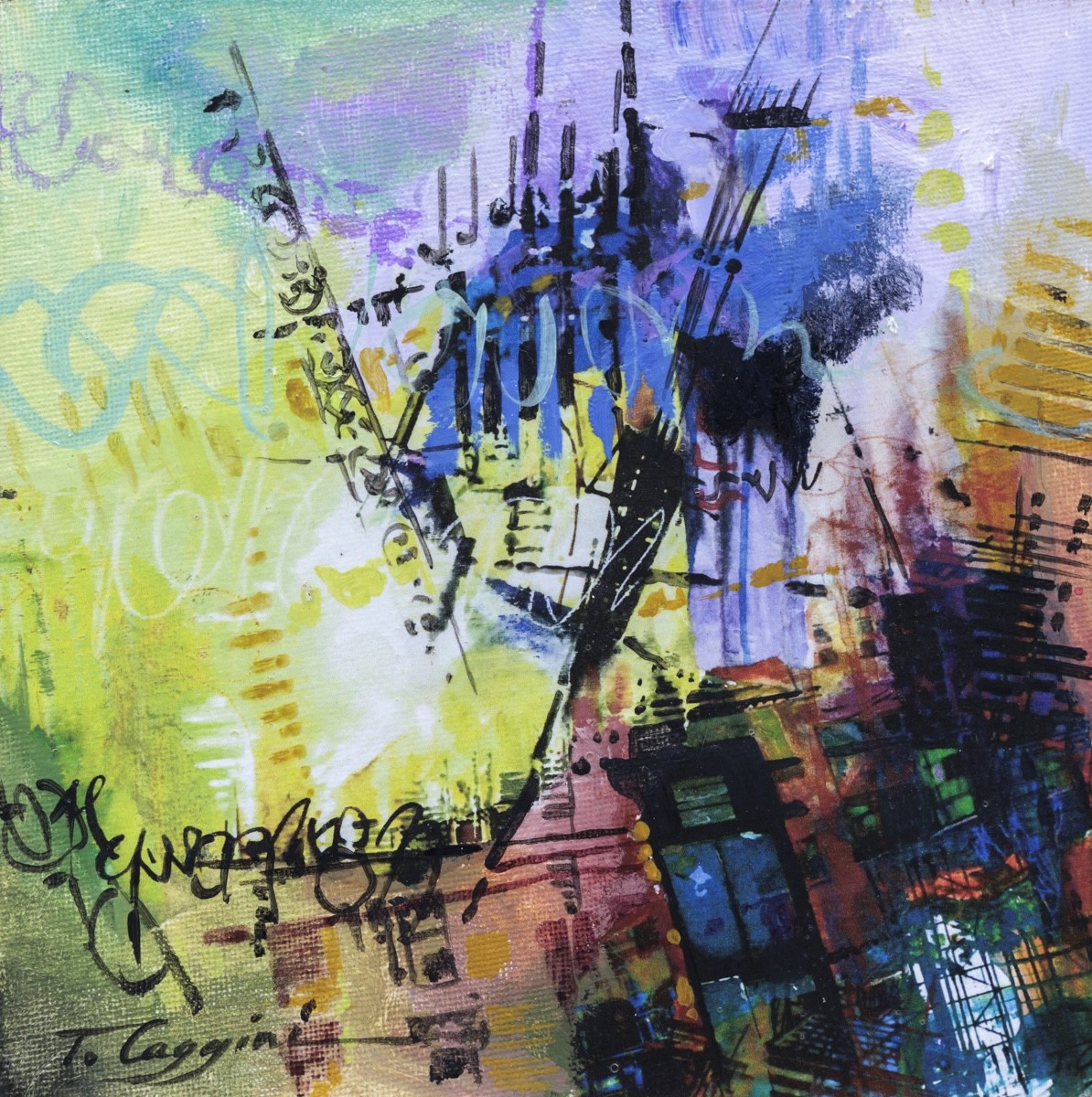 Tania Caggini, New York Streets N°29 - Art urbain coloré Tania Caggini, New York Streets N°29 - Art urbain coloré