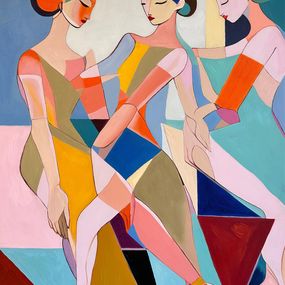 Gemälde, Rhythm of Togetherness, Barbara Schaumann