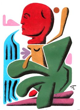 Painting, L'autre rivage, Flavien Couche