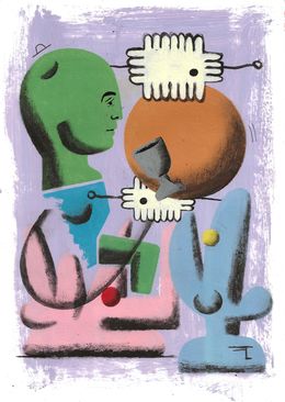 Painting, La Coupe, Flavien Couche