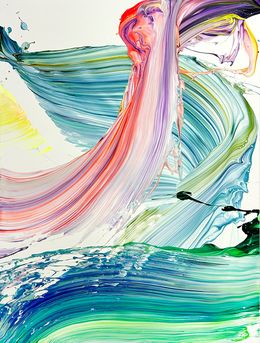 Painting, Under a colourful sea, Nikolaos Schizas