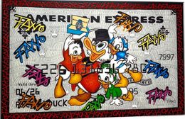 Peinture, American Express Picsou XL, Stéphan Ouzilou (Fano)