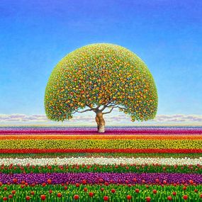 Gemälde, Rainbow from Flowers, Marat Margarian
