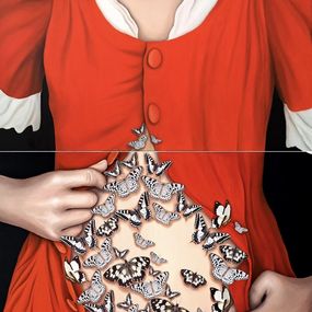 Gemälde, Butterflies in the stomach, Olga Marciano
