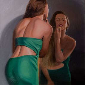 Gemälde, La Volpe - Portrait de femme, Anthony Shagan