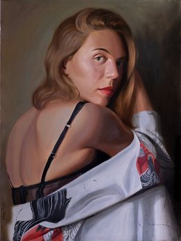 Gemälde, La fille de Kazan - Portrait de femme, Anthony Shagan