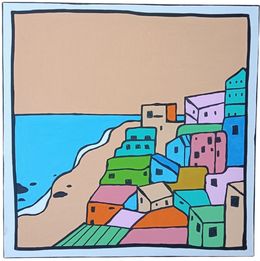 Painting, Bord de mer, KLO