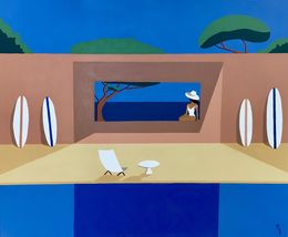 Painting, Rest & Surf, Marie Deforche