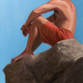 Gemälde, Sur les Rochers - Portrait, Anthony Shagan