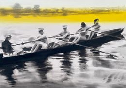 Painting, L'aviron, Valérie Betoulaud