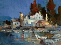 Gemälde, Coastal peace, Suprunchuk Yuriy