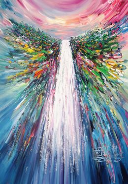 Painting, Mystery Waterfall S 1, Peter Nottrott