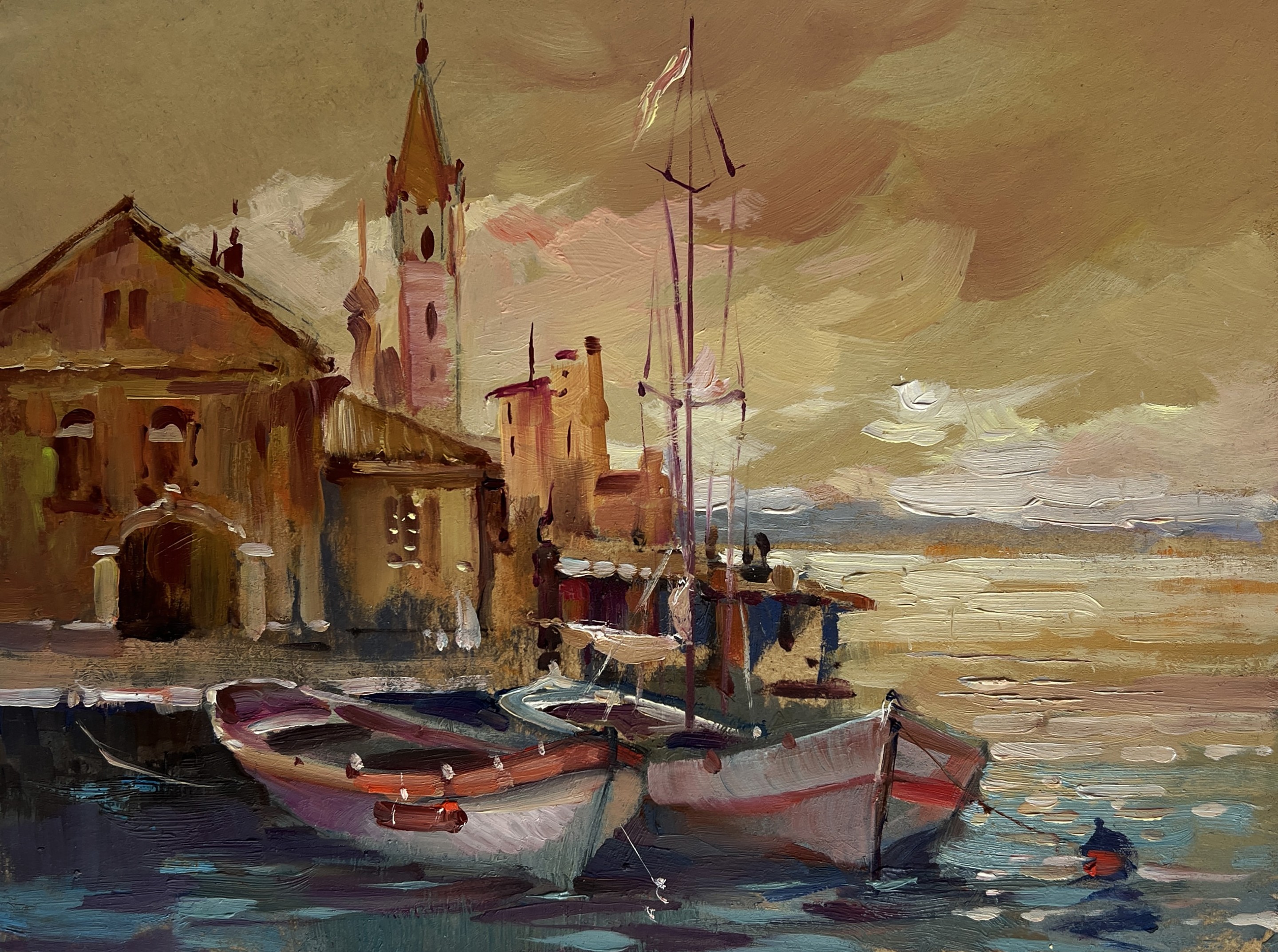 Suprunchuk Yuriy, The sun is sinking into the sea Suprunchuk Yuriy, The sun is sinking into the sea