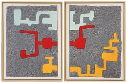 Peinture, Diptyque Together, Jules Wittock