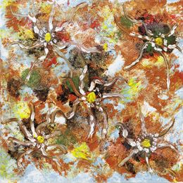 Peinture, Tentacules - Abstraction texturée, Jouane